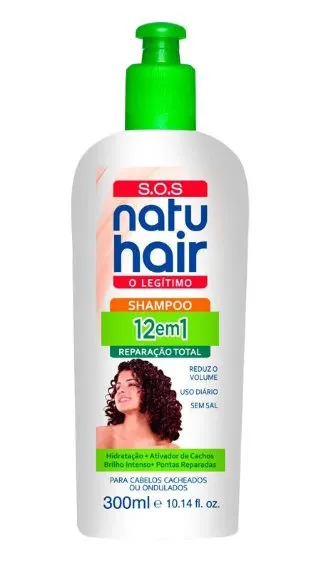 Shampoo Natuhair 12 Em 1 300ml