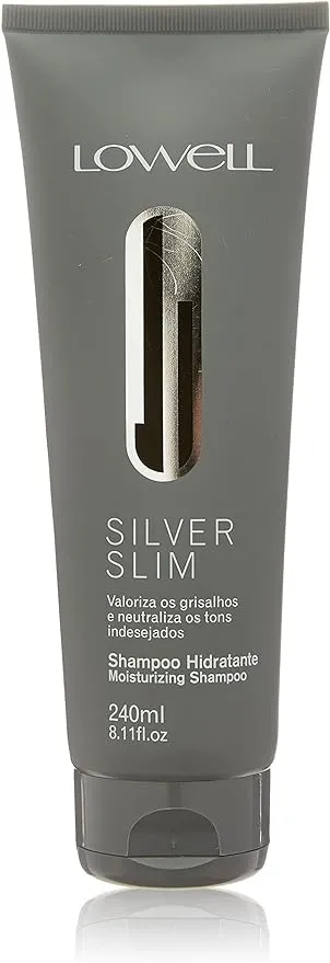 Shampoo Hidratante Lowell Silver Slim 240ml