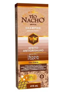 Shampoo Tio Nacho Antiqueda Efeito Antigrisalho 415ml