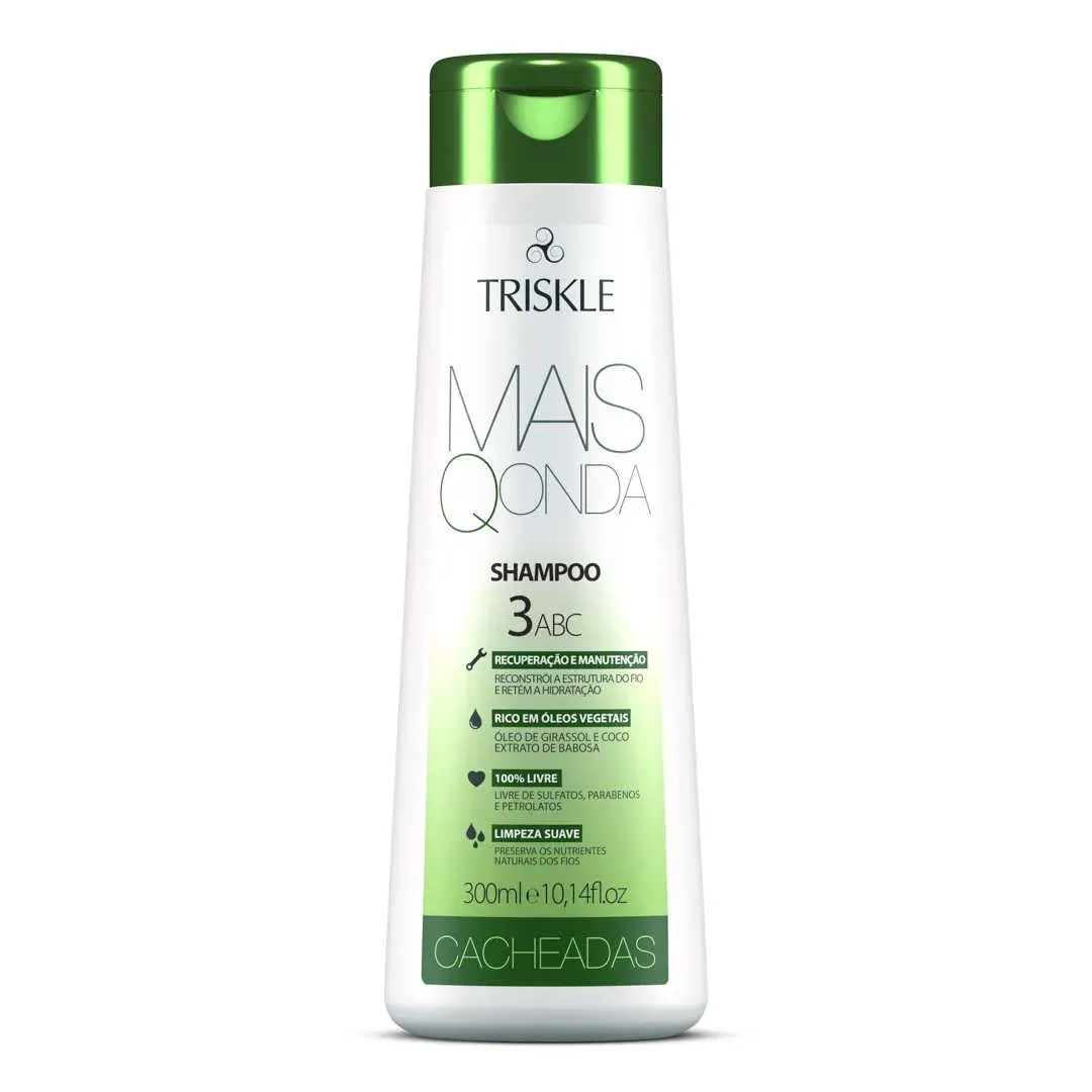 Shampoo Triskle Mais Que Onda Cacheados 300ml