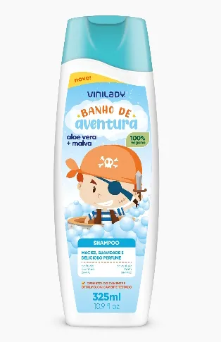 Shampoo Vinilady Banho De Aventura 325ml