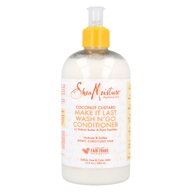 Shea Moisture Coconut Custard Wash N´Go Acondicionador 384ml