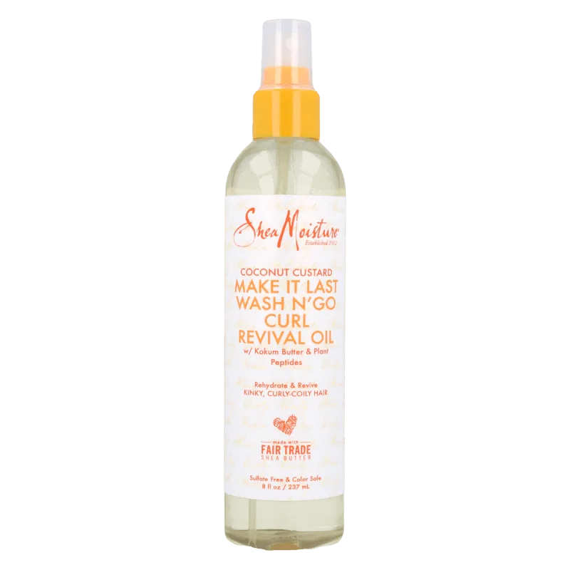 Shea Moisture Coconut Custard Wash N´Go Curl Revival Aceite 237ml