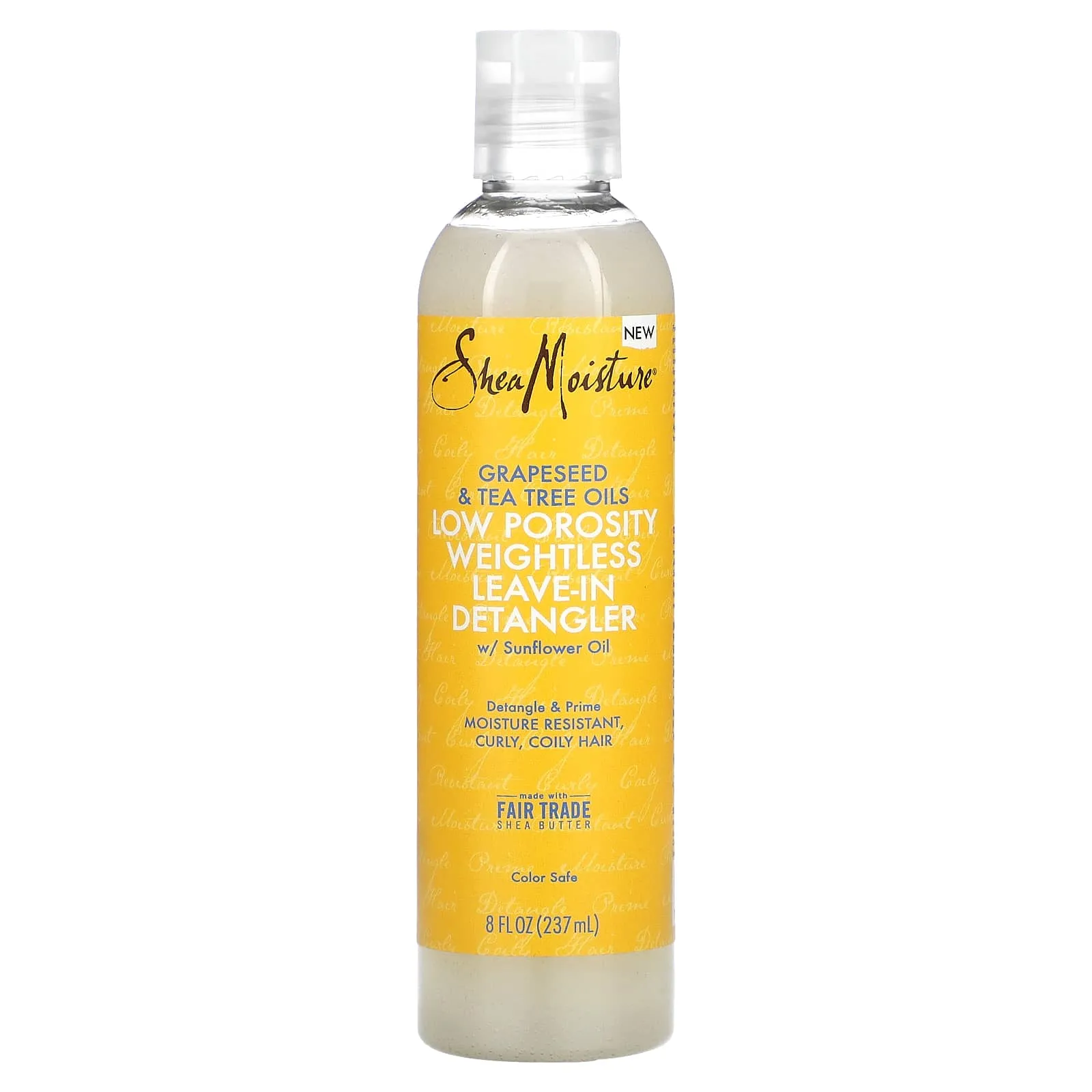 Shea Moisture Grapeseed & Tea Tree Oils Low Porosity Weightless Leave-In Detangler 237ml