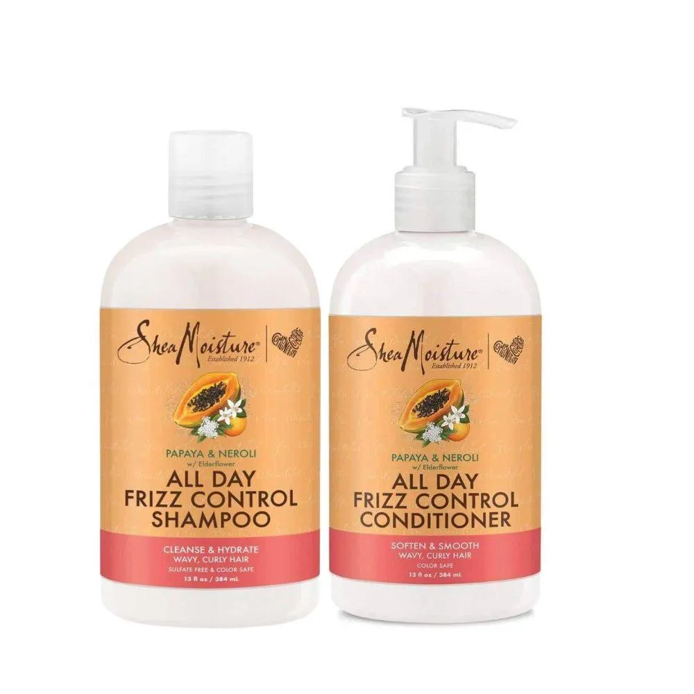 Shea Moisture Papaya & Neroli All Day Frizz Control Pack