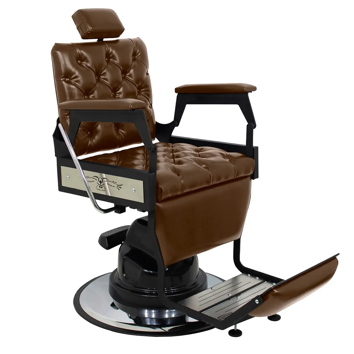 Cadeira de Barbeiro Silver Hawk Capitonê Kixiki Café Perol
