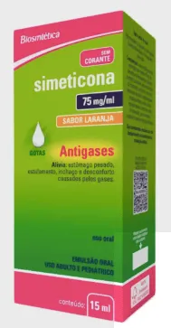 Simeticona 75mg/ml Biosintética 15ml Gotas