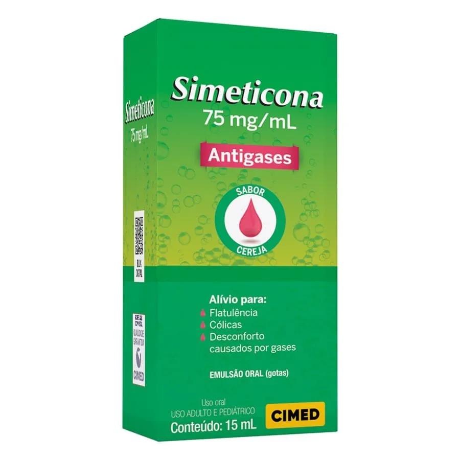 Simeticona 75mg/ml Sabor Cereja Gotas 15ml