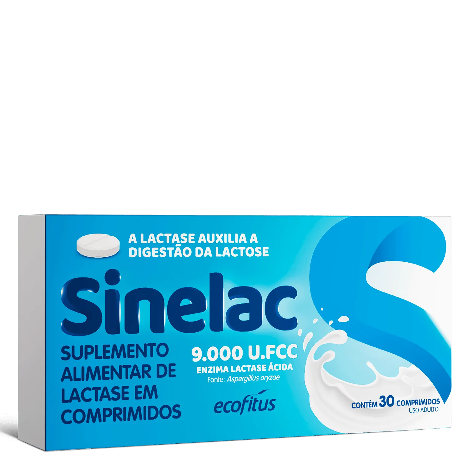 Sinelac Lactase 9.000 U.FCC com 30 Comprimidos