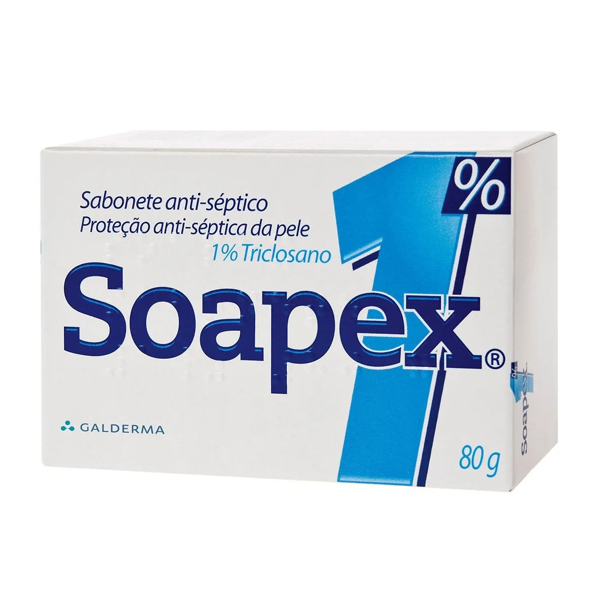 Soapex 1% Sabonete Anti-Séptico Barra 80 G