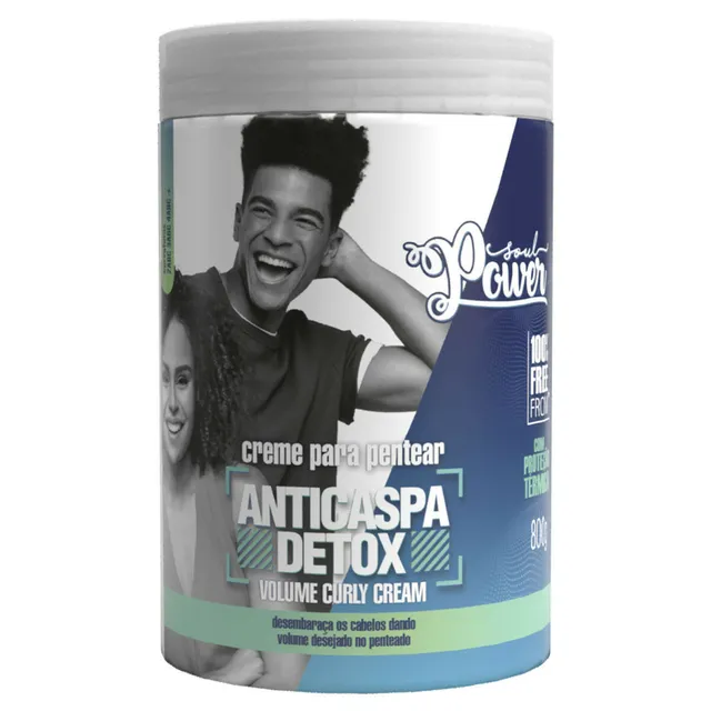 Creme de Pentear Soul Power Anticaspa Detox 800g