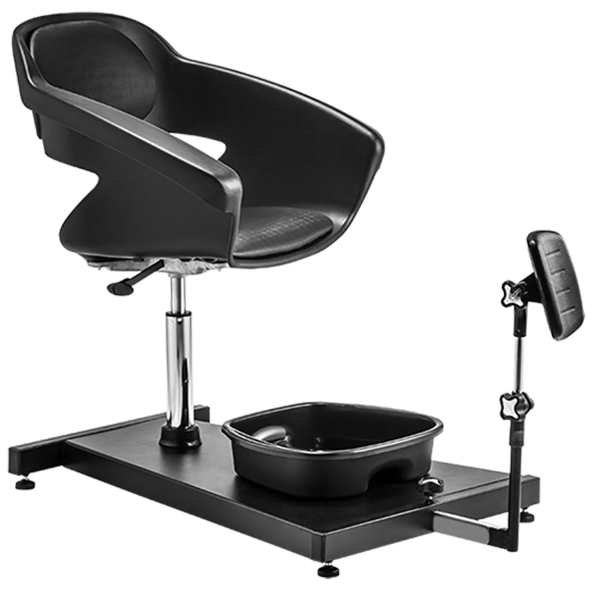 Cadeira Spa Pedicure e Manicure Dompel Preto Plus