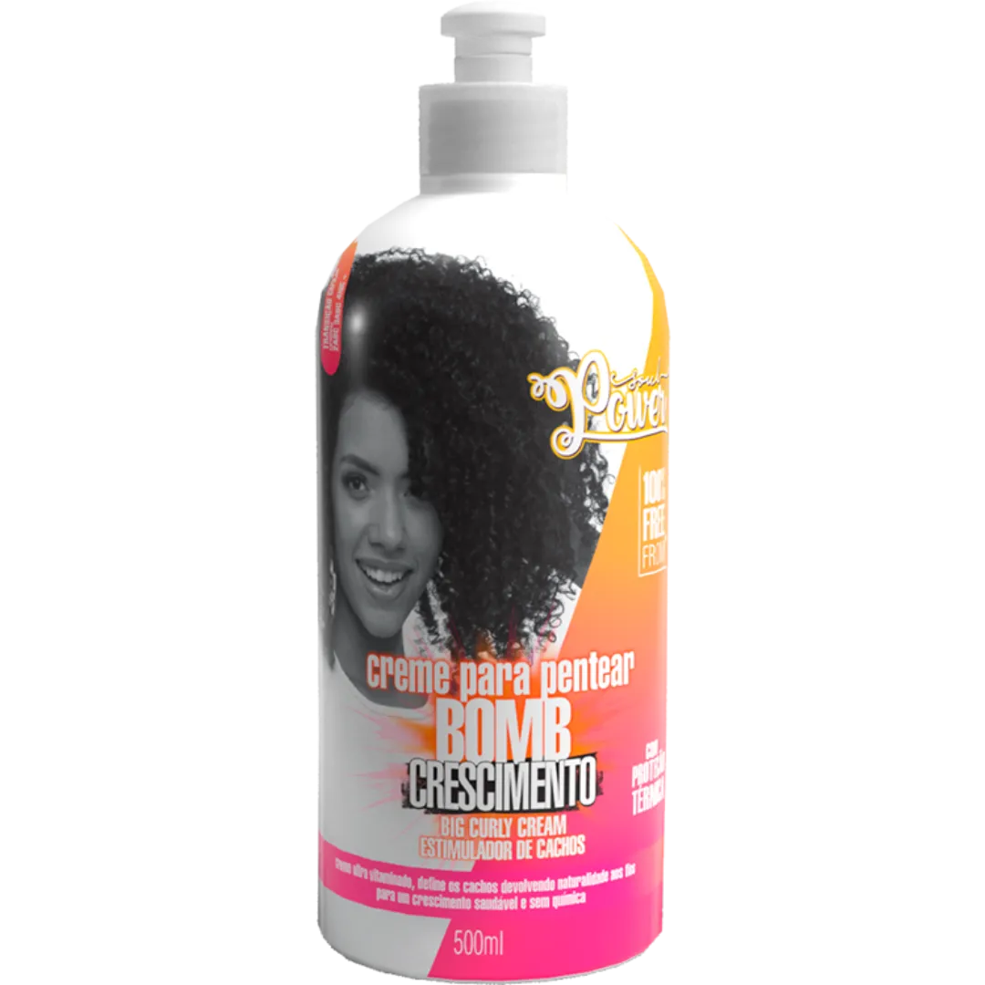 Soul Power Bomb Crescimento Creme para Pentear 500ml