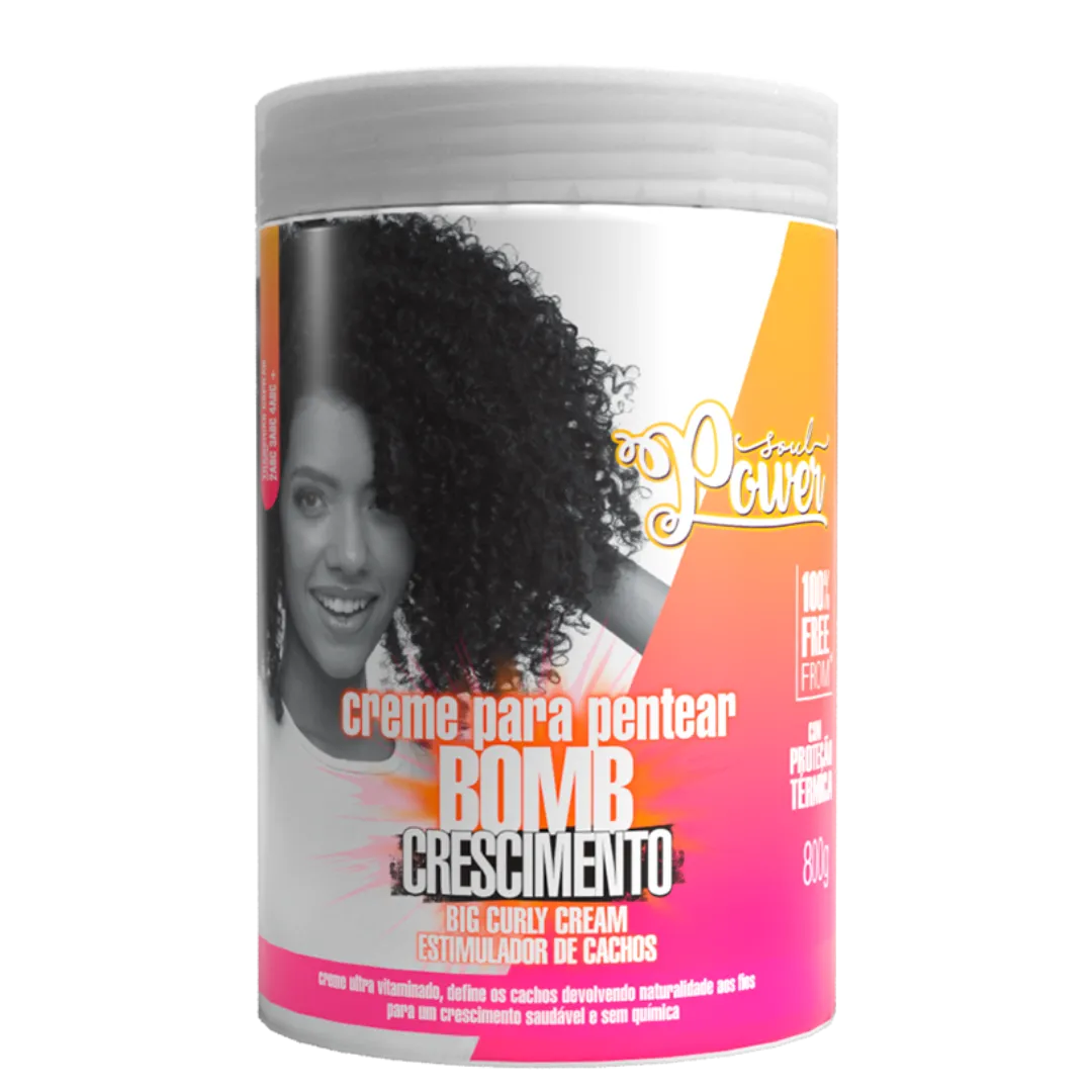 Soul Power Bomb Crescimento Creme para Pentear 800ml