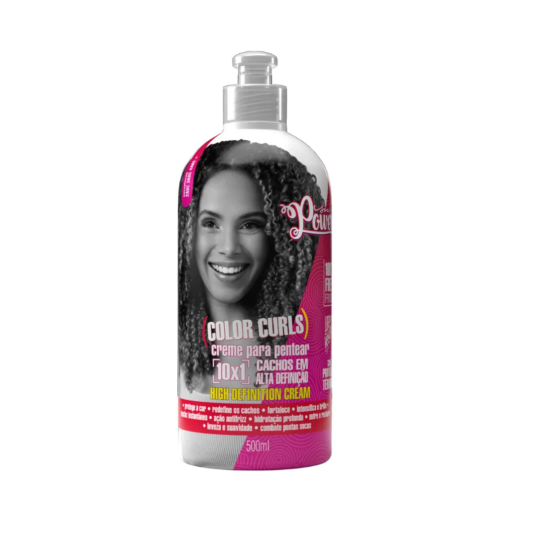 Soul Power Color Curls High Definition Cream Creme para Pentear 500ml