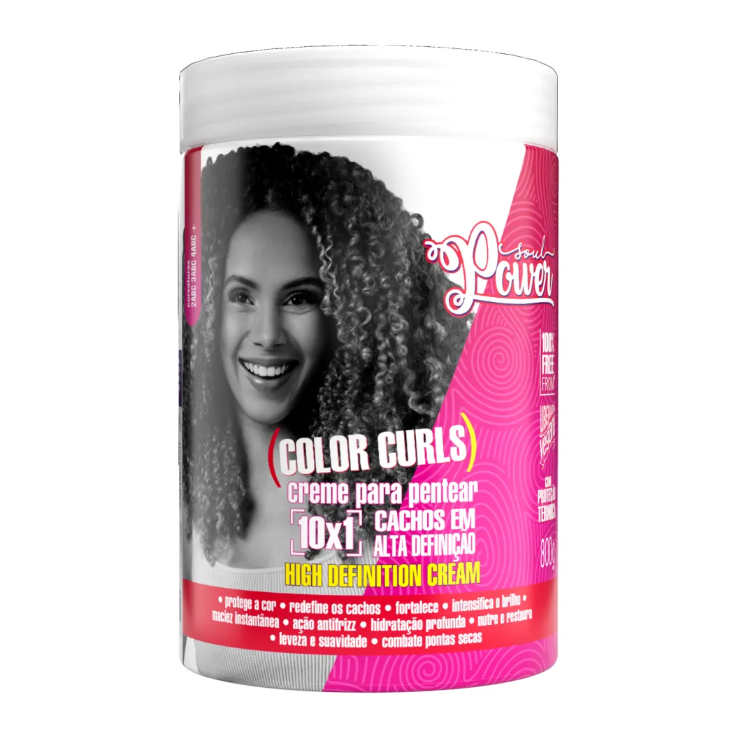 Soul Power Color Curls Creme para Pentear 800ml