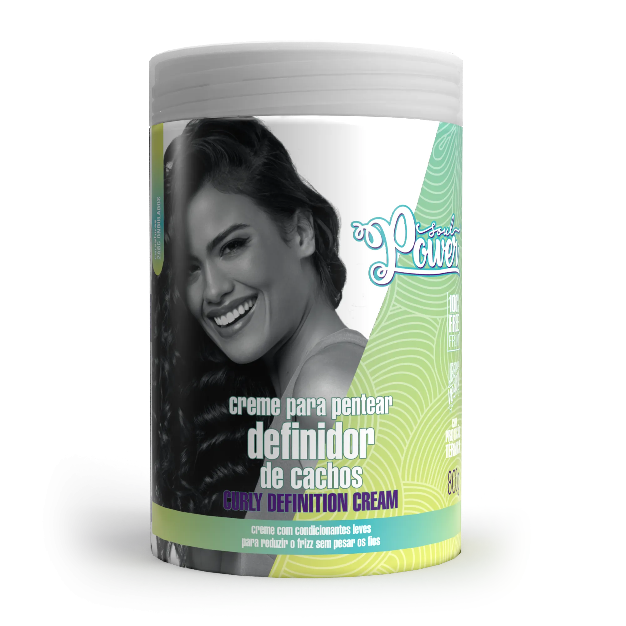 Soul Power Curly Definition Cream Creme para Pentear 800ml