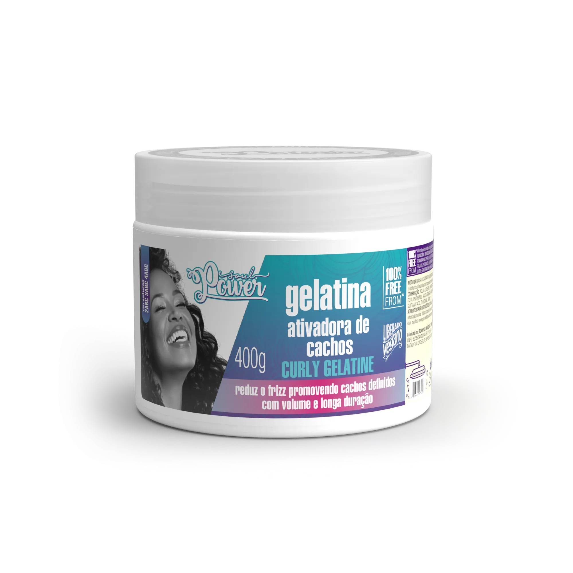 Soul Power Curly Gelatina Ativadora de Cachos 400ml
