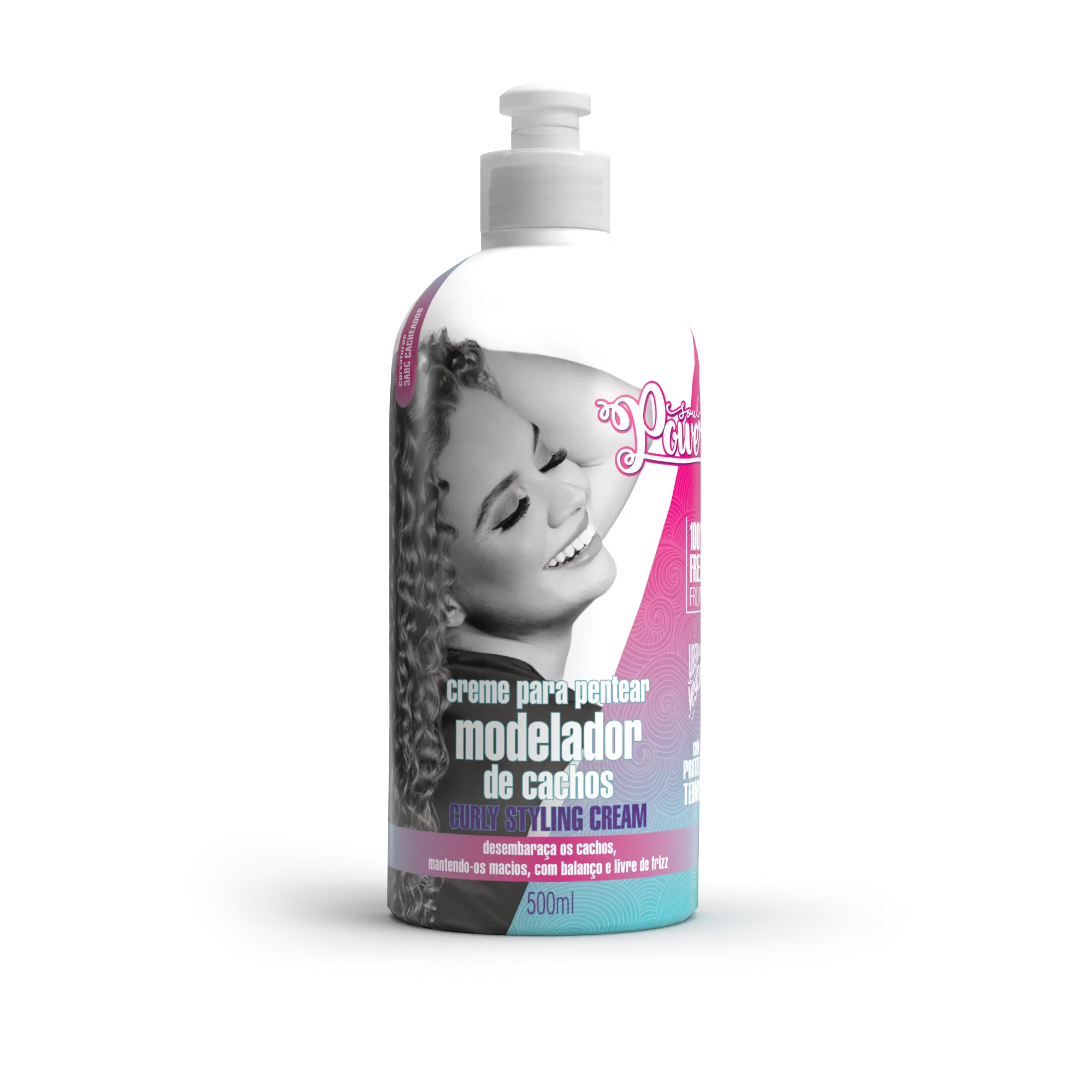 Soul Power Curly Styling Cream Creme para Pentear 500ml