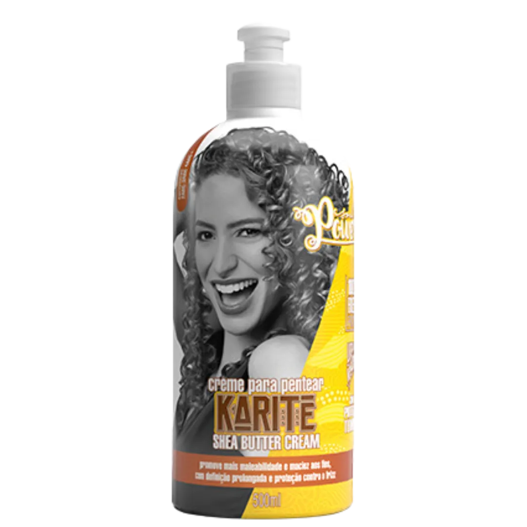 Soul Power Karite Shea Butter Creme para Pentear 500ml