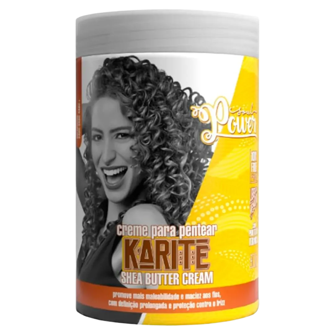 Soul Power Karite Shea Butter Creme para Pentear 800ml