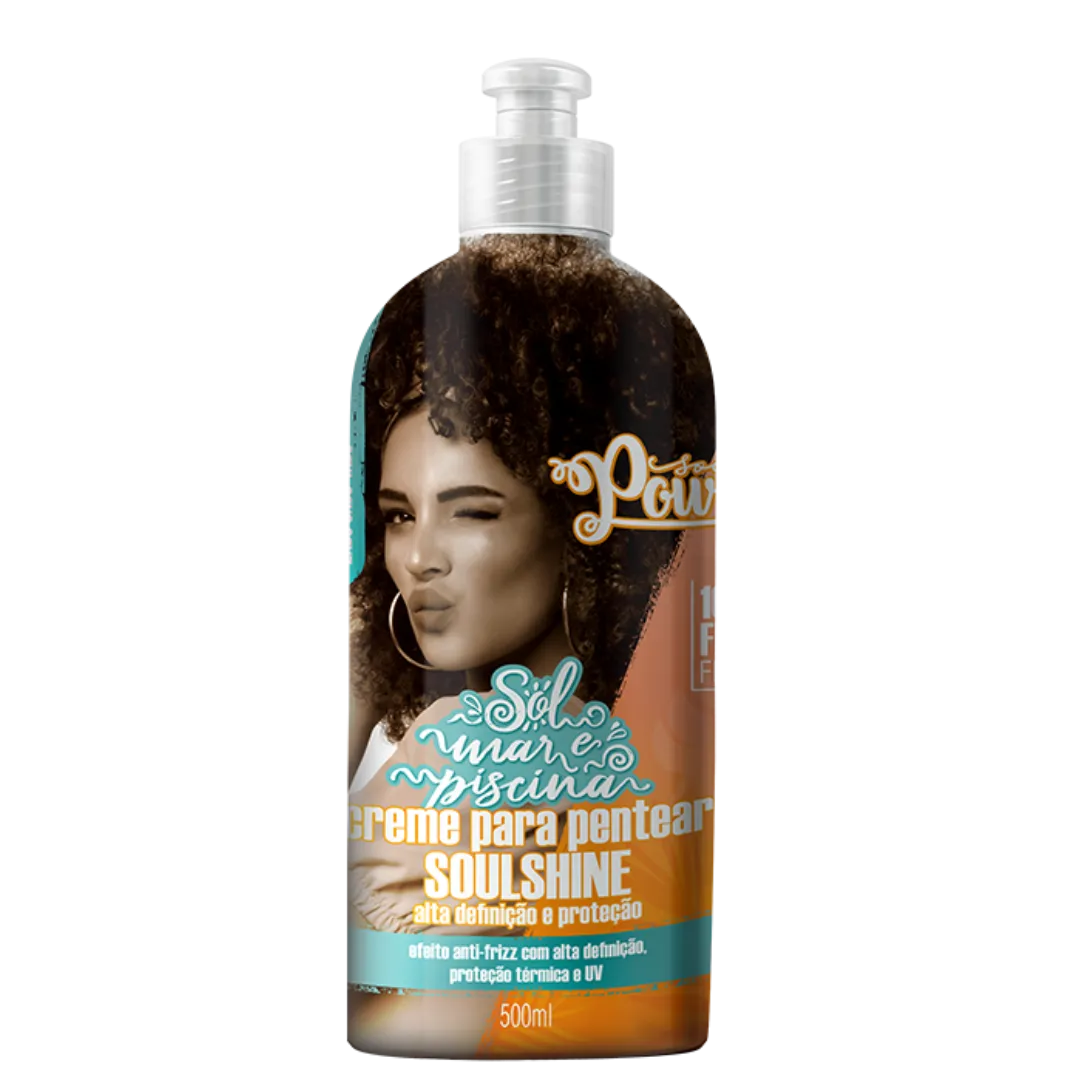 Soul Power Soulshine Sol Mar e Piscina Creme para Pentear 500ml
