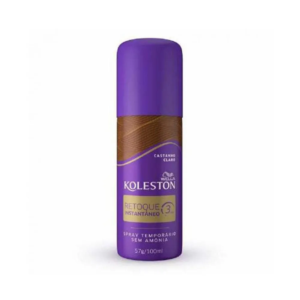 Spray Retoque De Raiz Koleston Castanho Claro 100Ml