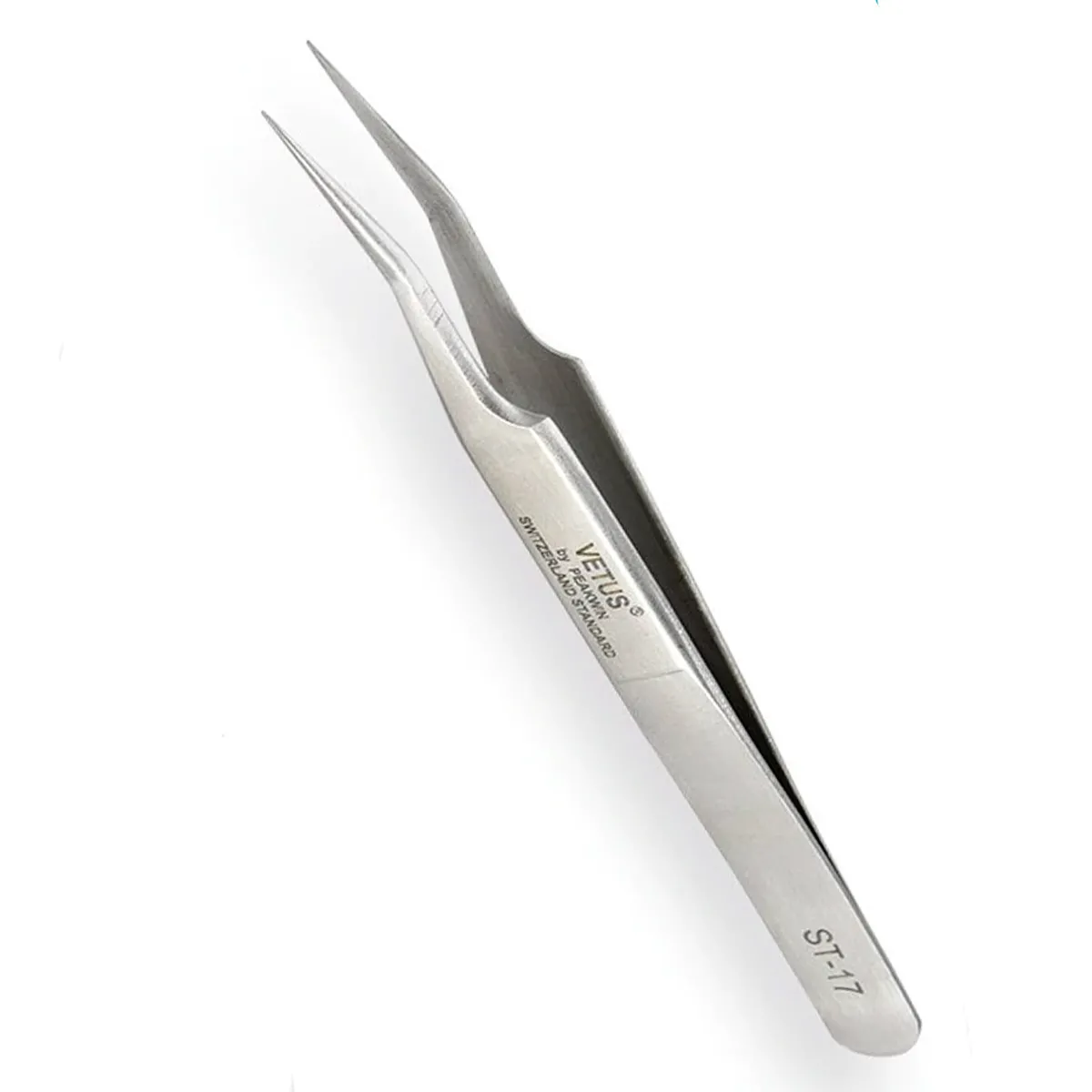 Pinça Curva Vetus ST-17 Alta Precisão Aço Inox