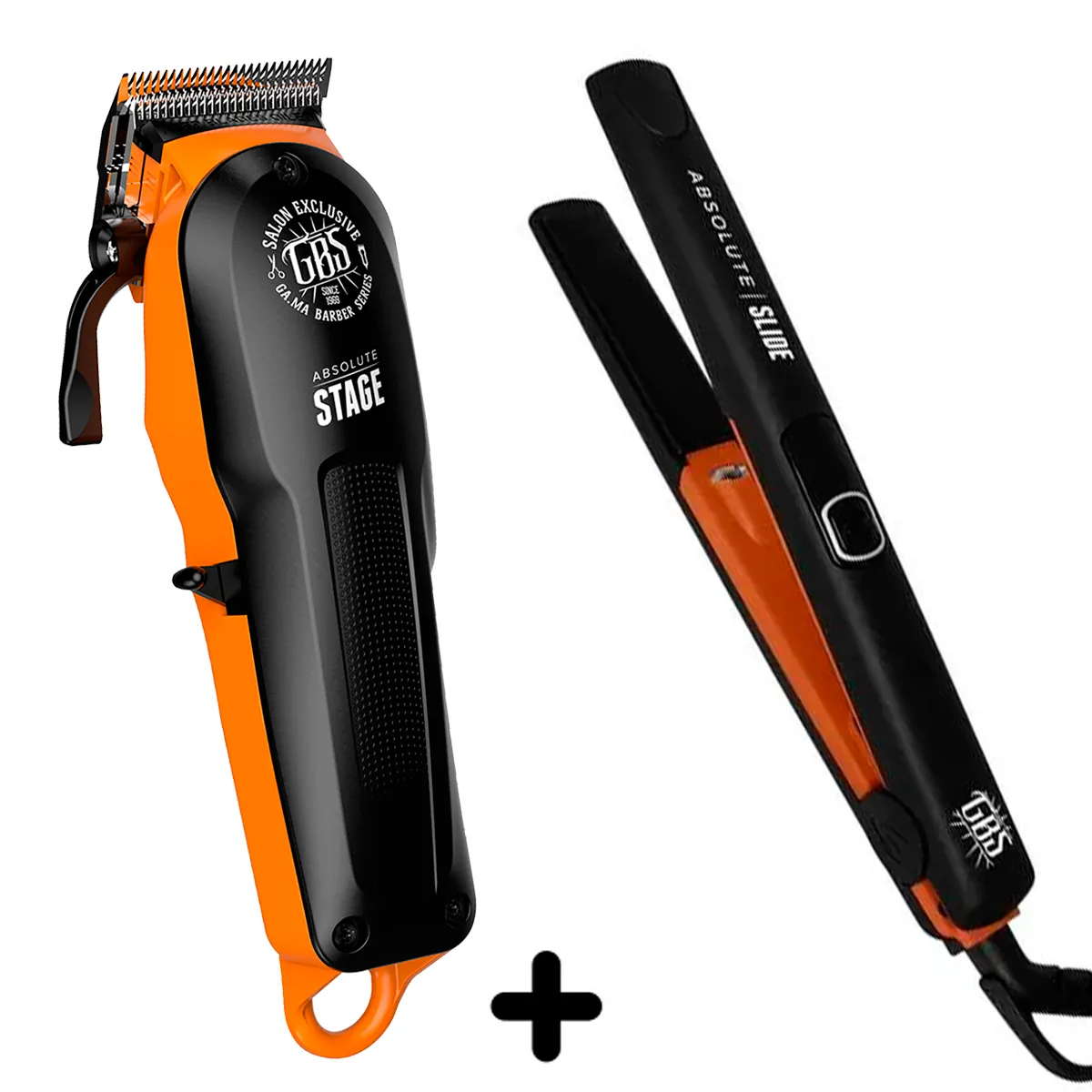 Kit Máquina de Corte GBS Absolute Stage + Prancha Absolute Slide Bivolt