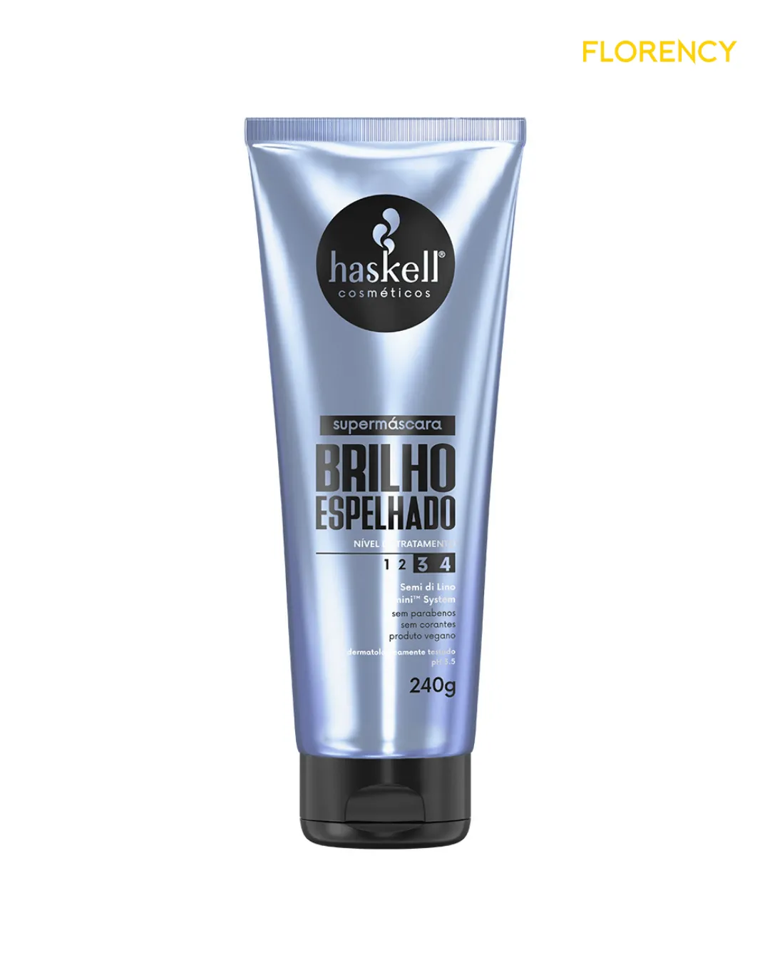 Super Máscara Haskell Brilho Espelhado 240g