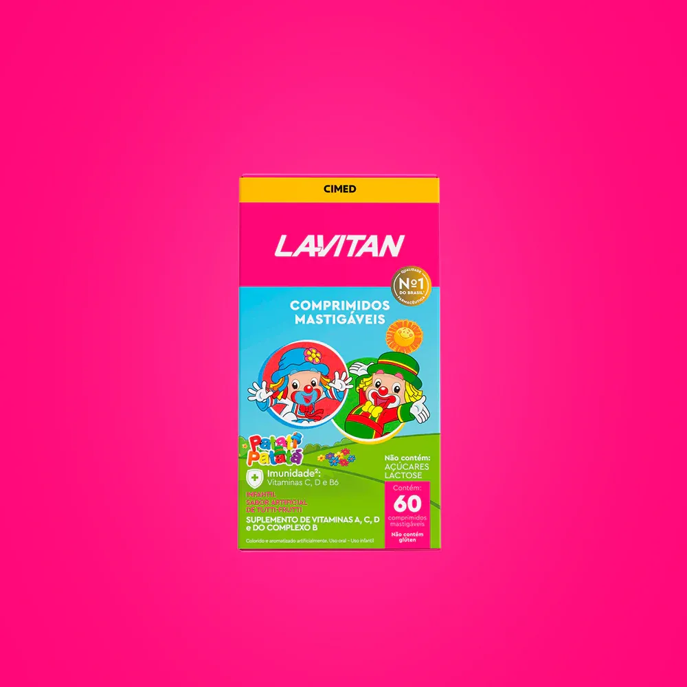 Suplemento Lavitan Com 60 Infantil Tutti-frutti