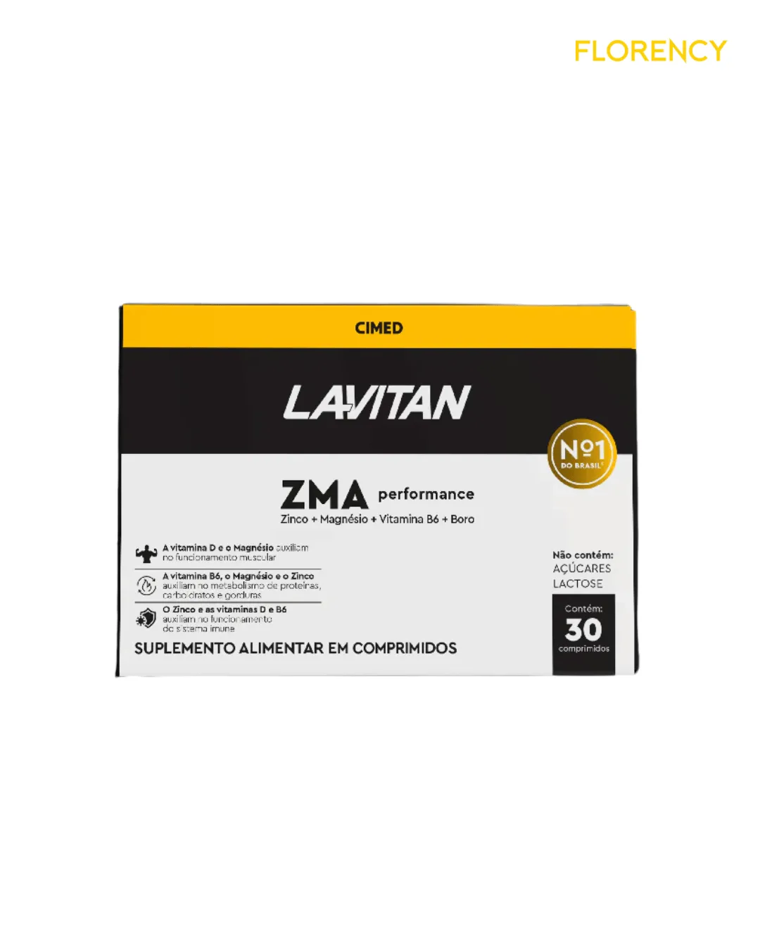 Suplemento Lavitan com 30 ZMA Performance
