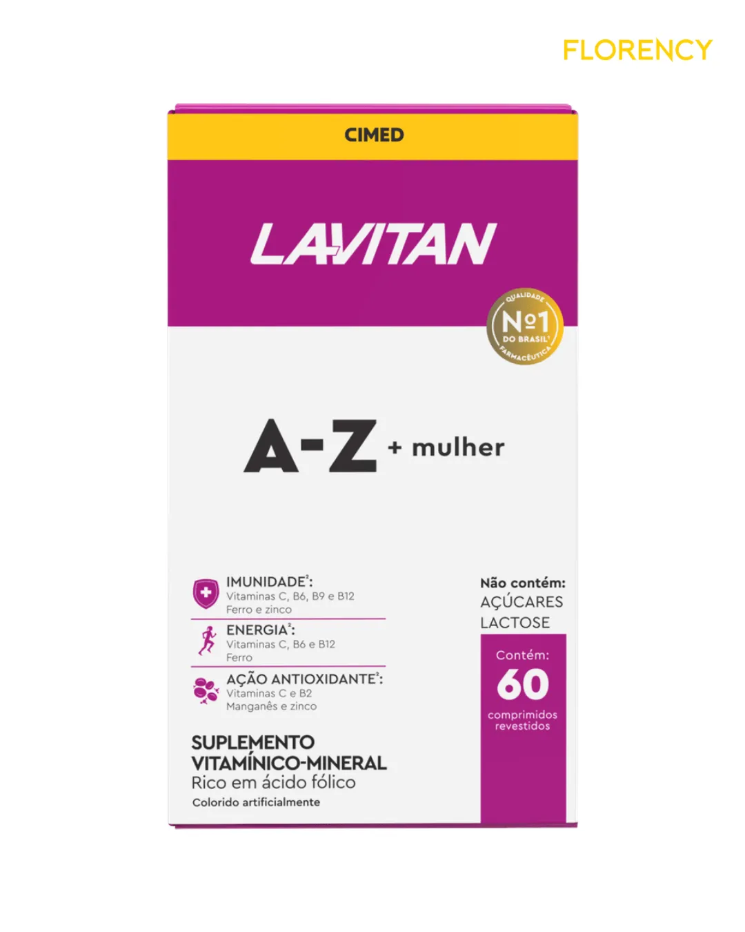 Suplemento Lavitan Com 60 A-z Mulher