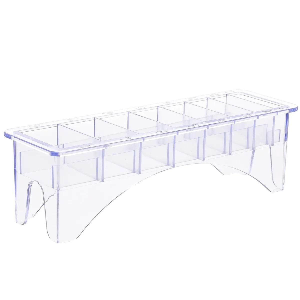 Suporte Organizador Para 8 Pentes de Altura em Acrílico