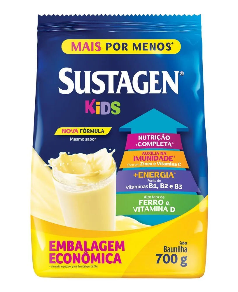 Sustagen Kids Sabor Baunilha Sachê 700g