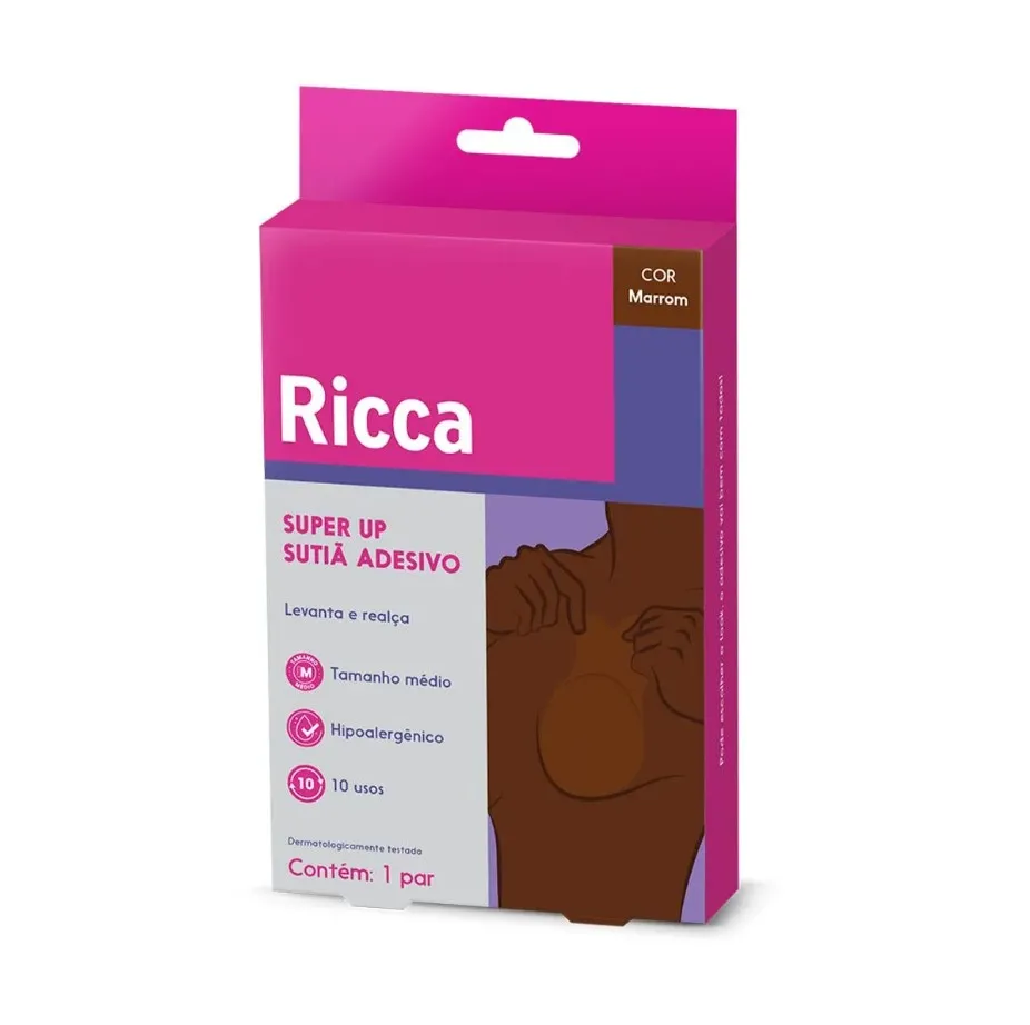 Sutiã Adesivo Marrom Ricca M