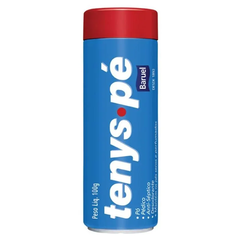 Talco Anti-Séptico Tenys Pé Baruel 100G