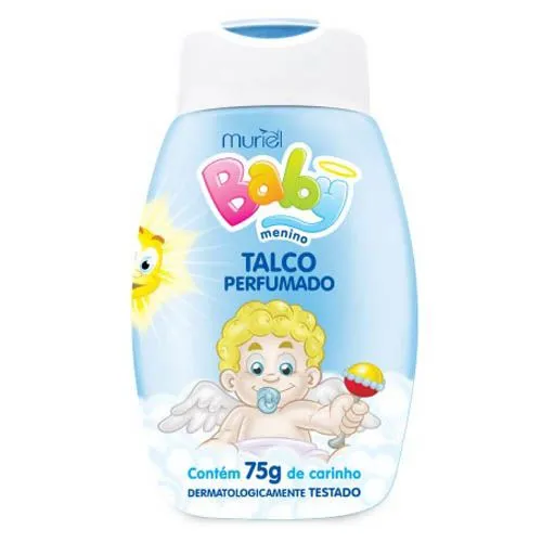 Talco Infantil Muriel Baby Menino 75g