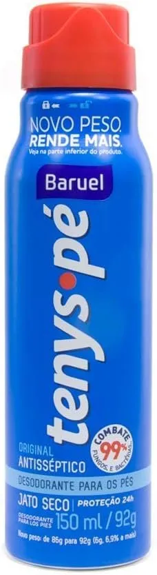 Tenys Pé Desodorante Para os Pés Jato Seco Original 92g