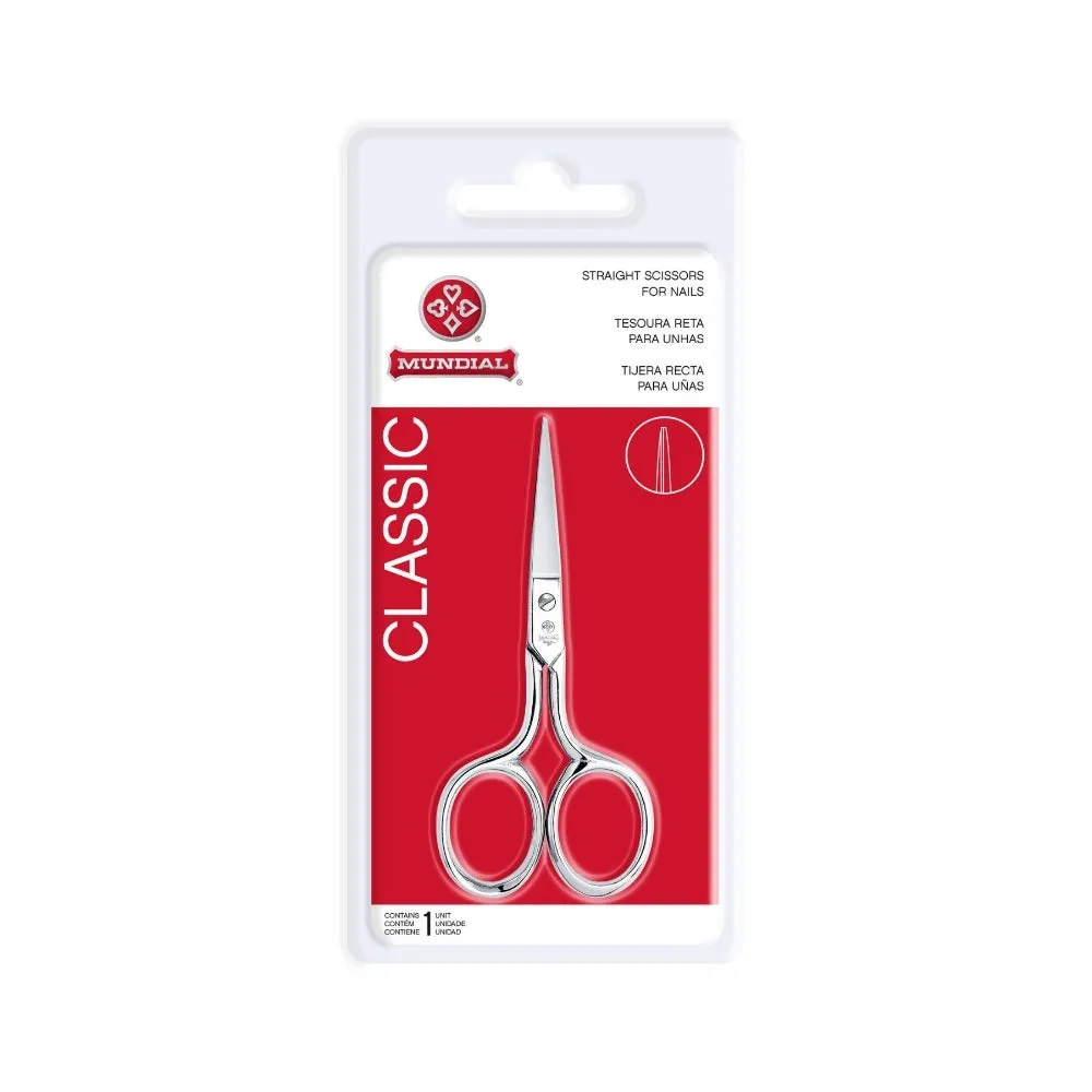 Tesoura Para Unhas Mundial Reta 426 Classic