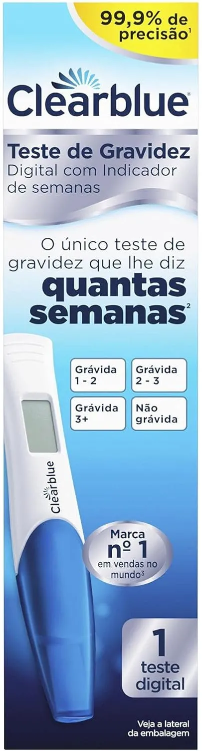 Clearblue Teste De Gravidez Com Indicador De Semanas 1UN