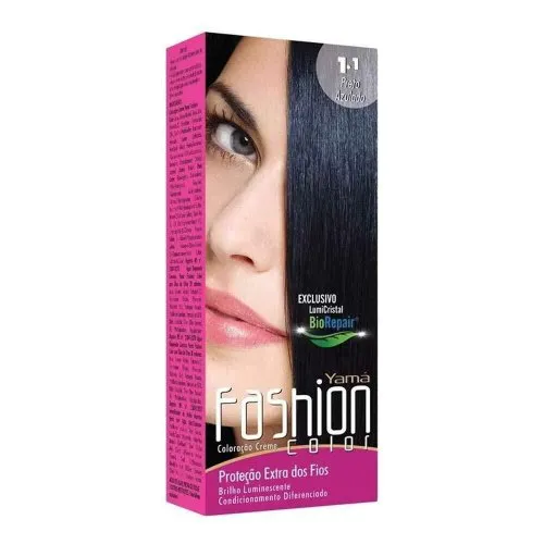 Yama Fashion Color Coloração Creme Preto Azulado 1.1