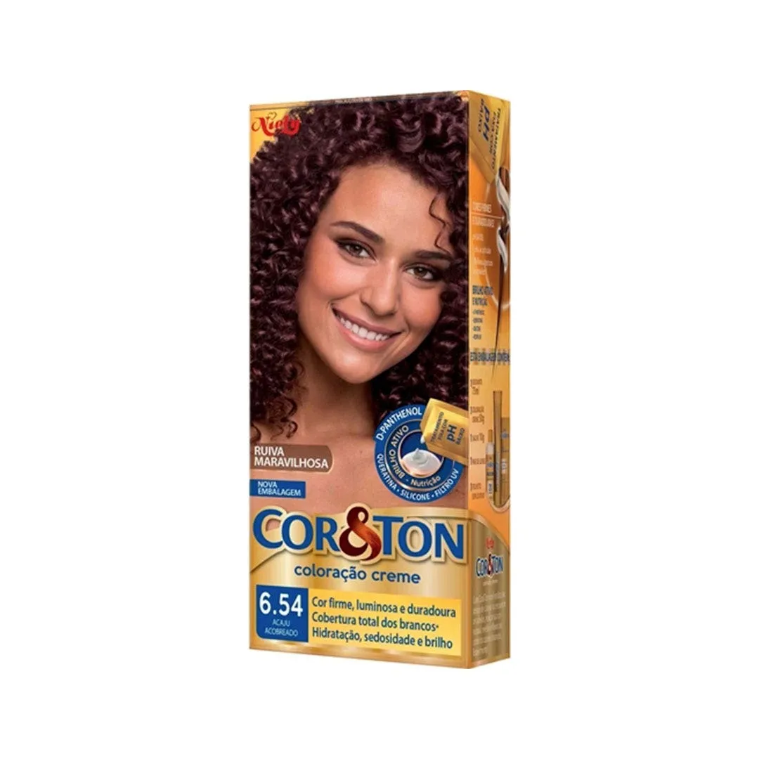 Tintura Cor & Ton 6.54 Acaju Acobreado