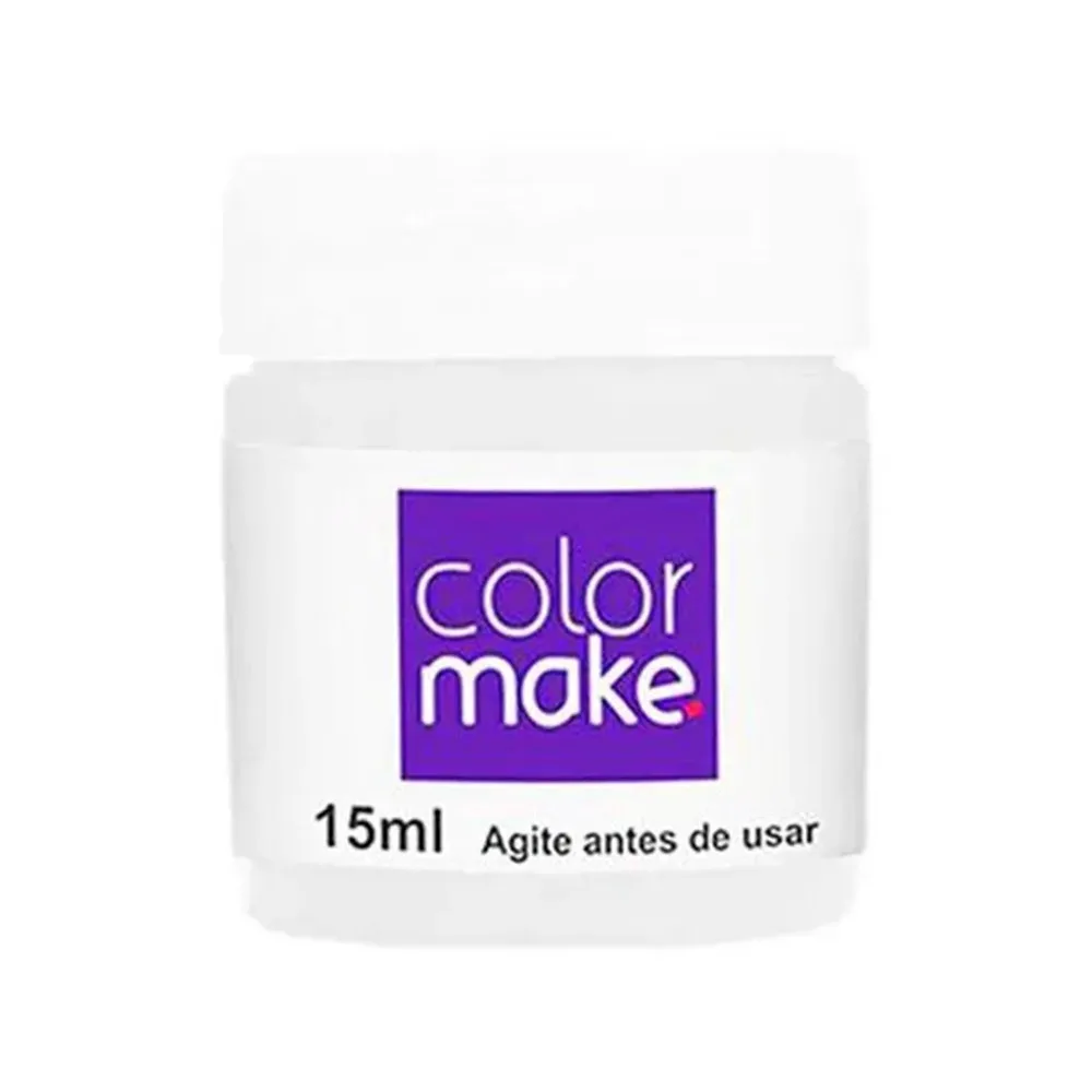 Tinta Facial Pintando A Cara Líquida Branca 15ml