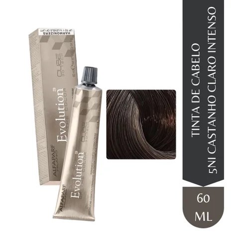 Tintura Alfaparf 5NI Evolution Castanho Claro Intenso 60ml