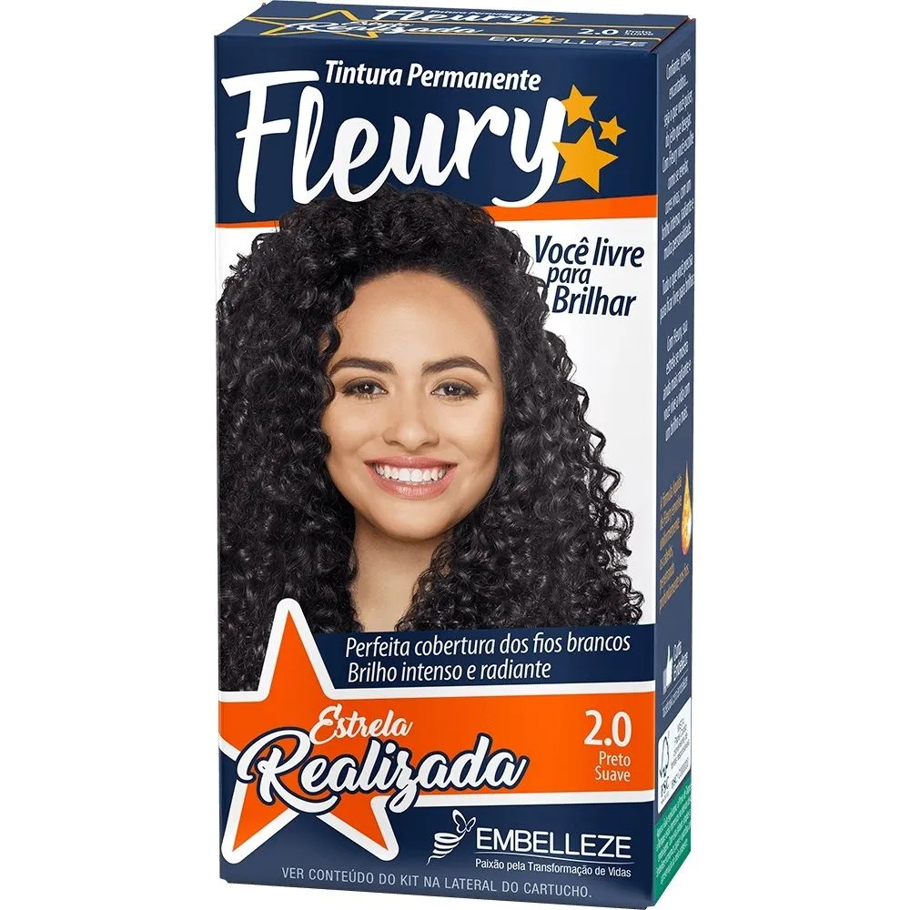 Tintura Embelleze Fleury 2.0 Preto Suave