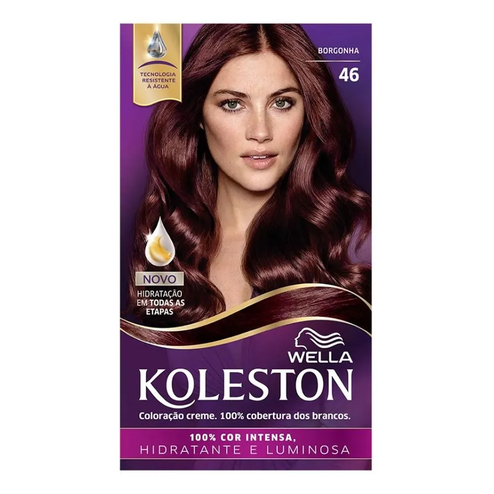 Tintura Wella Koleston Kit Creme 46 Borgonha