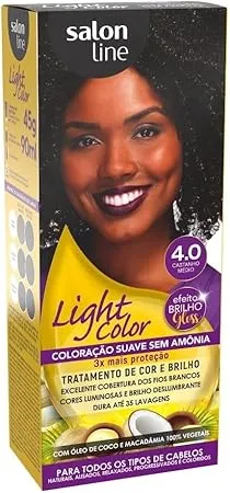 Coloração Light Color Salon Line Castanho Médio  4.0