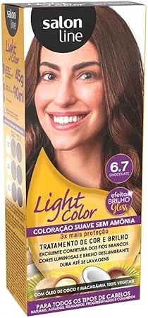 Coloração Light Color Salon Line Chocolate 6.7