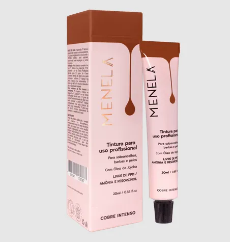 Tintura Para Sobrancelha Menela Cobre Intenso 20ml